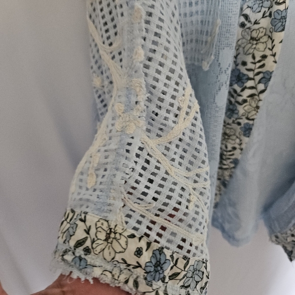 POL Floral Lace Kimono Size Large NWOTs - Picture 5 of 14